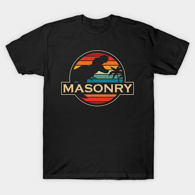 Masonry Dinosaur T-Shirt by SusanFields